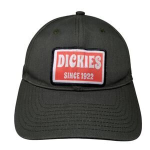 Dickies Since 1922 Patch Snapback Hat Green One Size Adjustable 6 Panel
